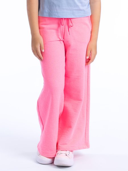 calca infantil wide leg com bolso 1