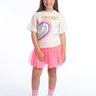 blusa infantil friends glitter coracoes conjunto best off white 6