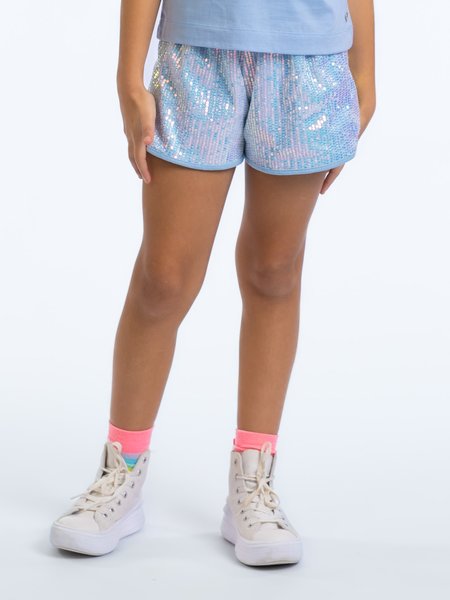 short infantil paete azul forro cos elastico 8